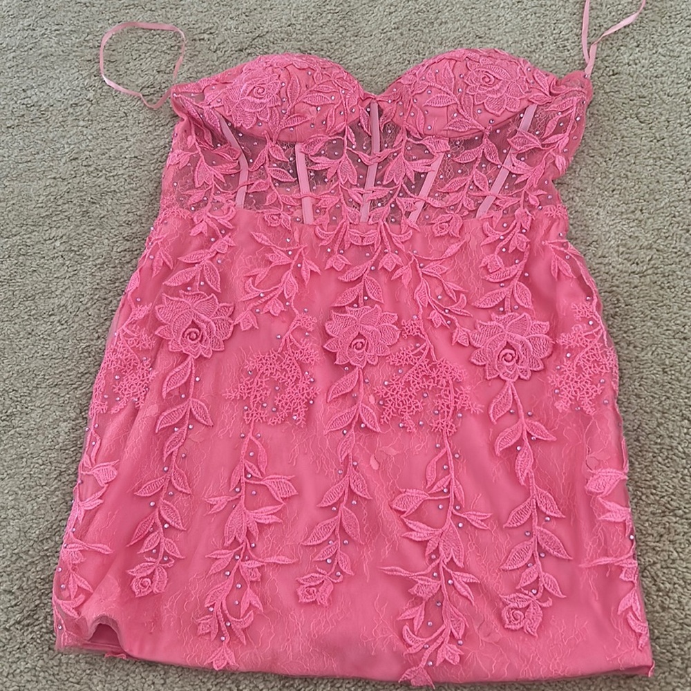 Size 10 beautiful pink homecoming dress